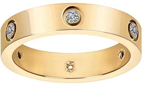 cartier ring dupe real gold|knock off cartier rings.